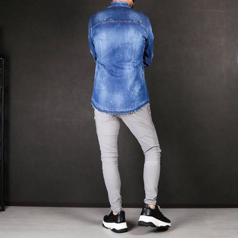 【RESOUND CLOTHING × chemical conbination】 Johnson LINE NYLON PT グレー