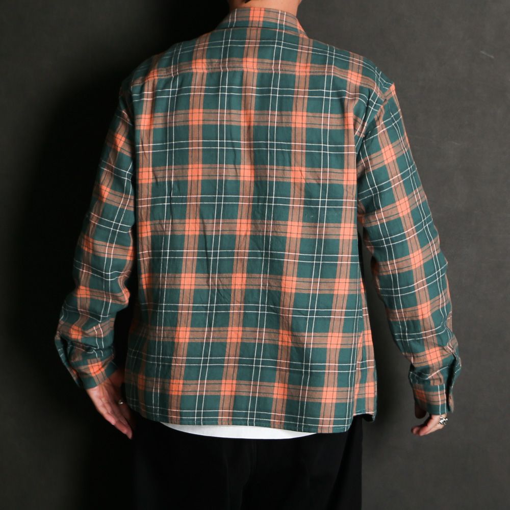 COTTON LINEN CHECK SHIRT / コットンリネン チェックシャツ / 26'RS-0206