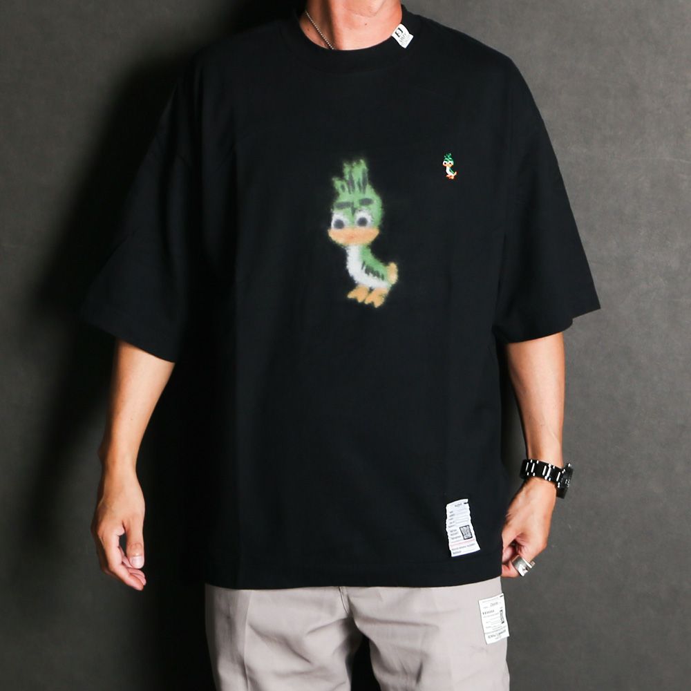 Leon Printed T-shirt - BLACK / レオン プリント Tシャツ / J17TS832