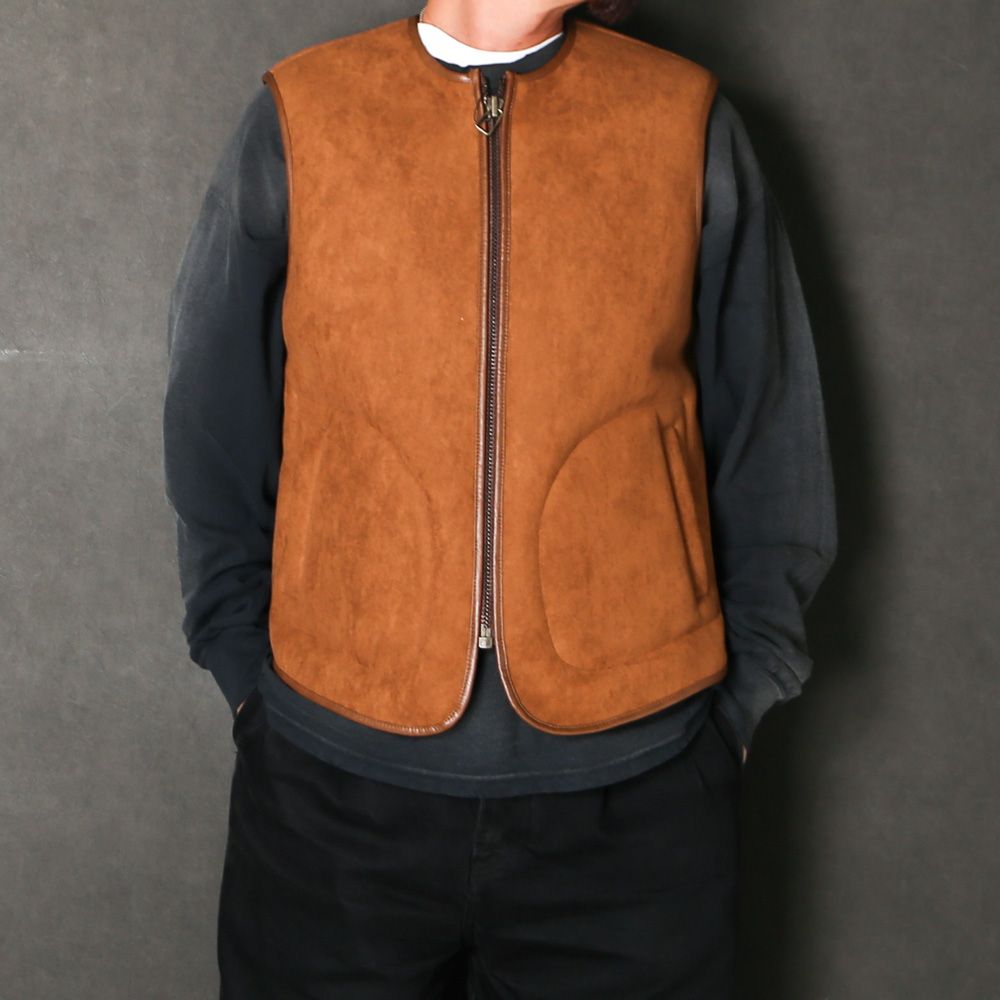 Vegan Mouton Vest - Brown  / GD0487