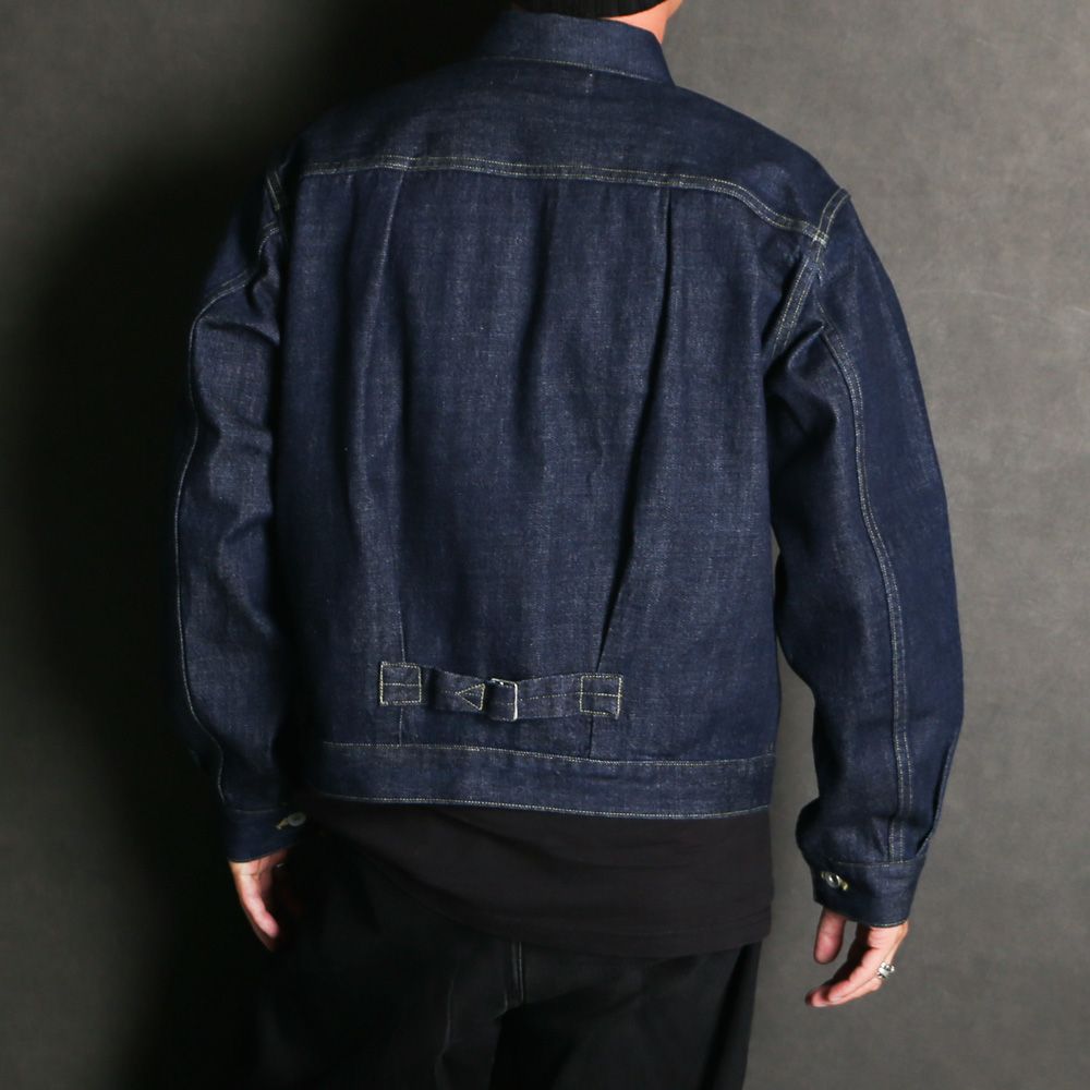 Type-1 Denim Jacket - Indigo O.W / オーガニックコットン 13.5oz セルビッチデニム - TYPE-1 デニムジャケット / M26C07BL01C