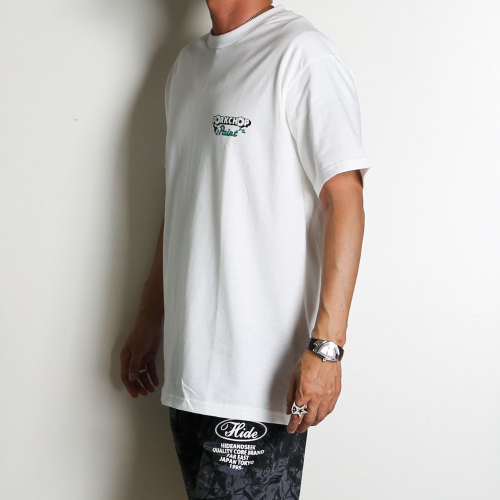 PCP PORK TEE - WHITE / ショートスリーブTシャツ
