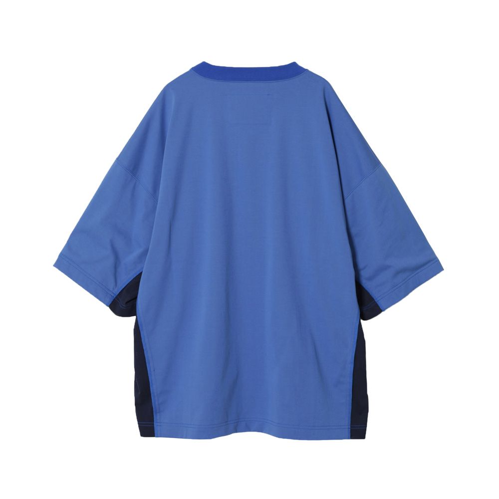 CREW NECK HALF SLEEVE T-SHIRT - BLUE / 9241-CS53-033