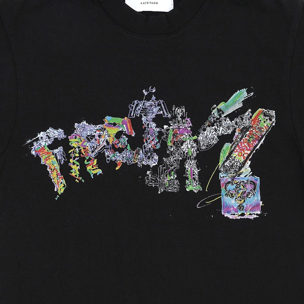 FACETASM◆Tシャツ/4/コットン/BLK/プリント/ABH-TEE-U17 FACETASM]LOGO PRINT TEE/BLACK(ABH-TEE-U06) – R&Co.