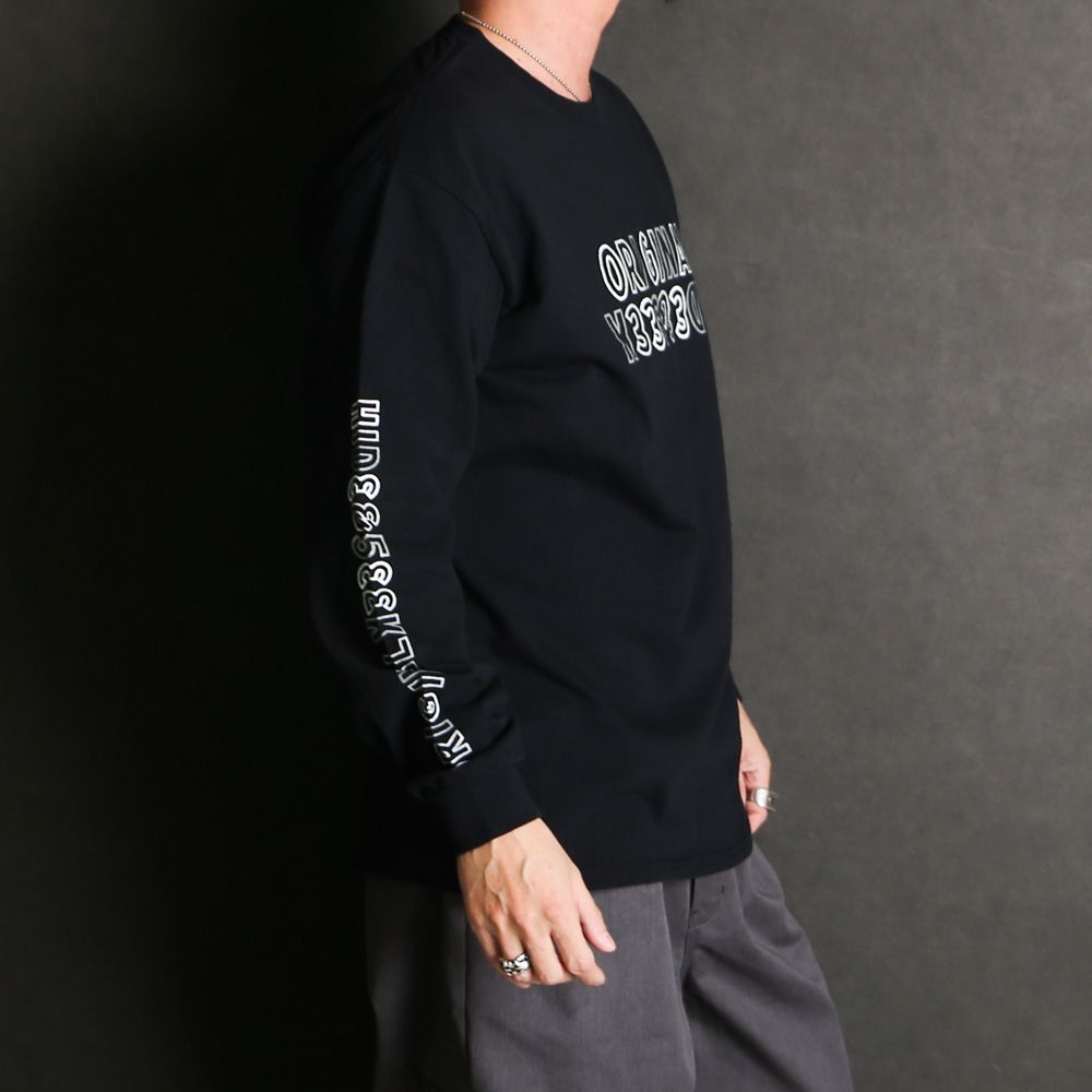 " HIDEANDSEEK × Toru Nishiura " / Original H&S L/S Tee - BLK / Tシャツ / H30th-010426