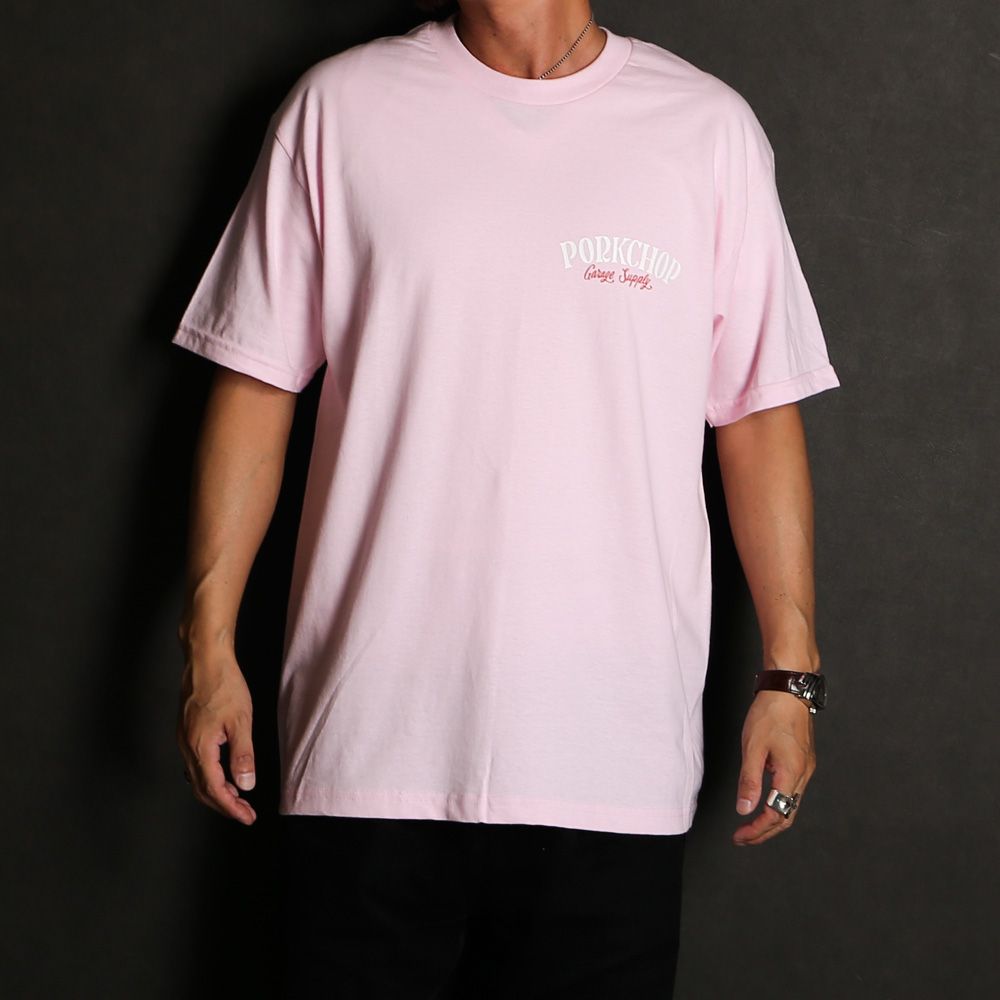 PCP BACK TEE - PINK / ショートスリーブTシャツ