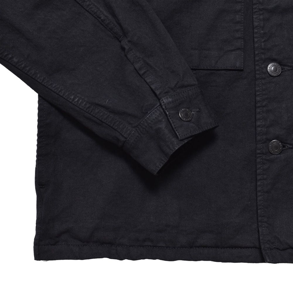 Cotton Linen Light Chino Shirt JKT - BLK / 2604-8003