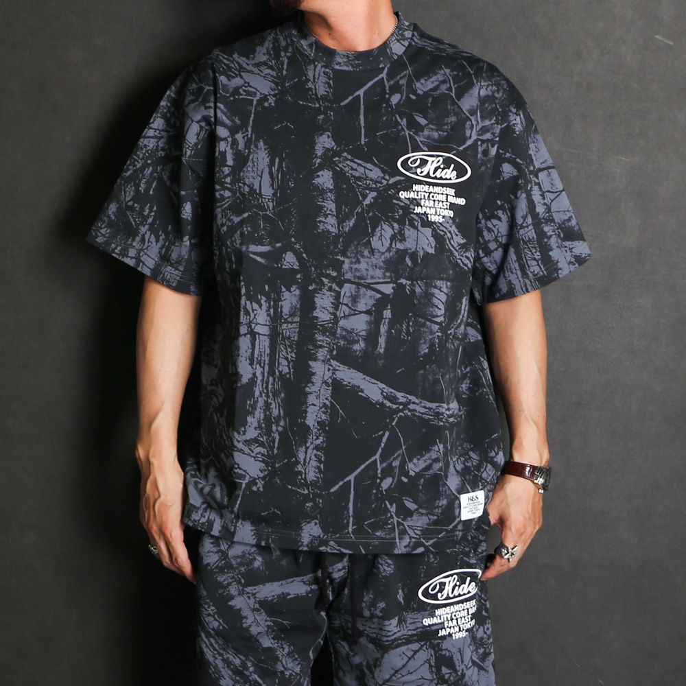 【ラスト1点-サイズXL】 Camo S/S Tee (Loose Fit) - Realtree BLK / Tシャツ / HT-050626