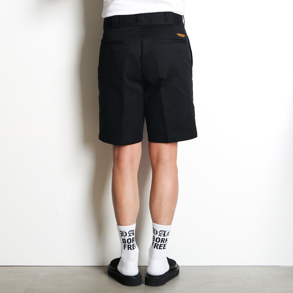 T/C WORK SHORTS - BLACK / ワークショーツ / 26'RP-0408