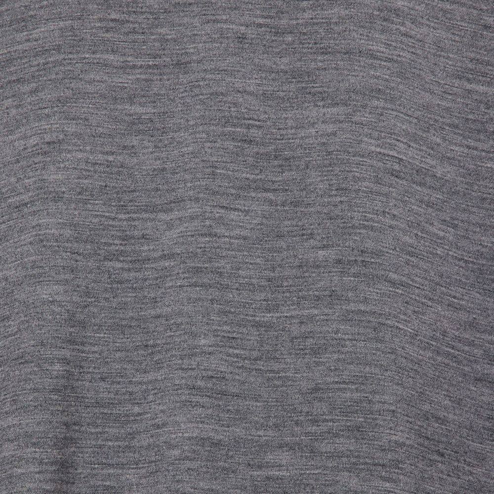 CREW NECK - TOP GRAY / ウォッシャブルウール天竺 - クルーネック / M25C21CS02C