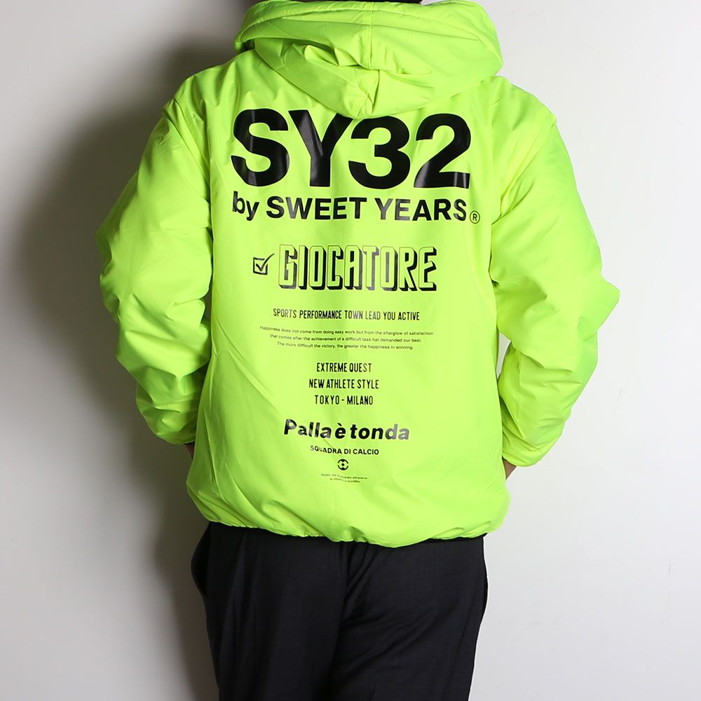 SY32 by SWEET YEARS - REVERSIBLE FLEECE ZIP HOODIE / リバーシブル