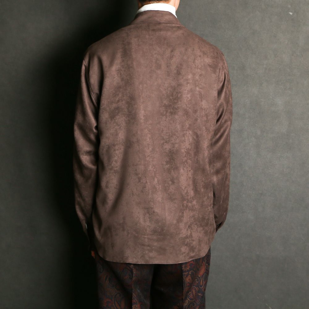 ECO SUEDE SH / エコスエード プレーンシャツ / 379207