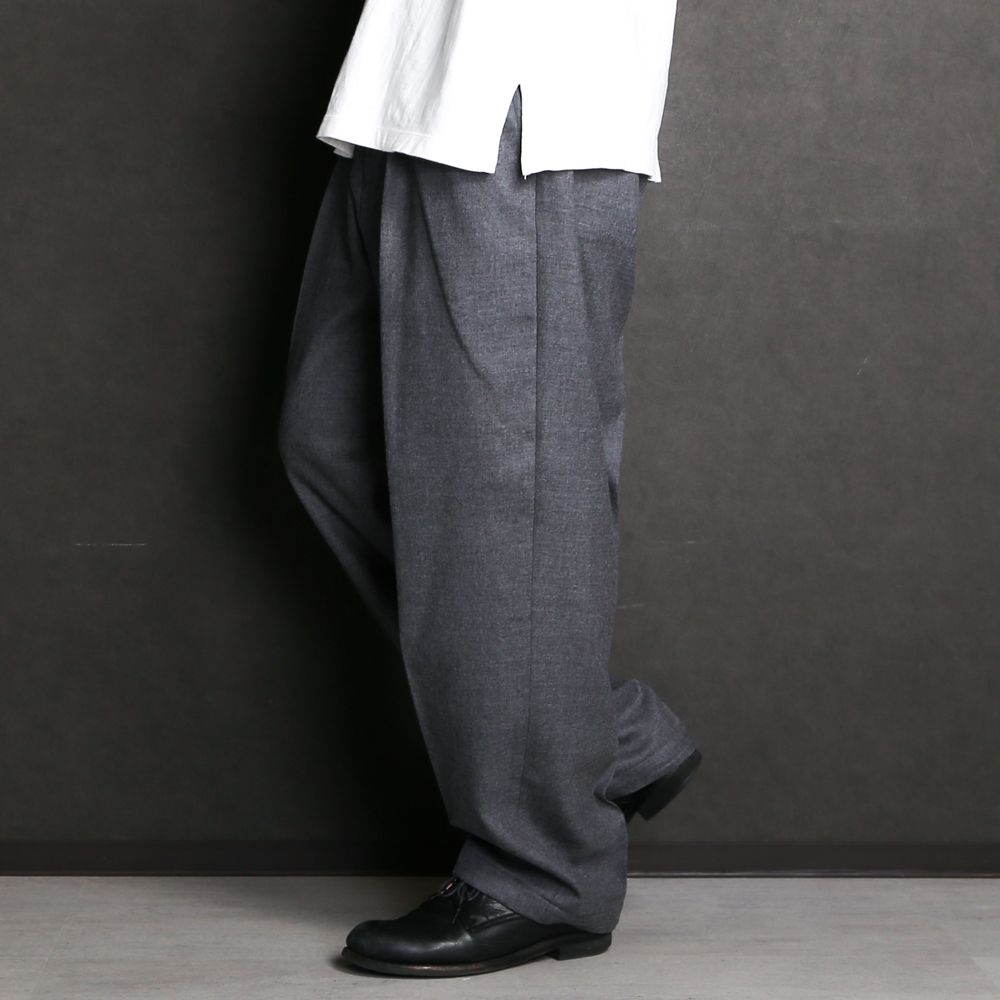 WIDE WOOL PANTS / ワイドスラックス / VTM-20-P-122 - M