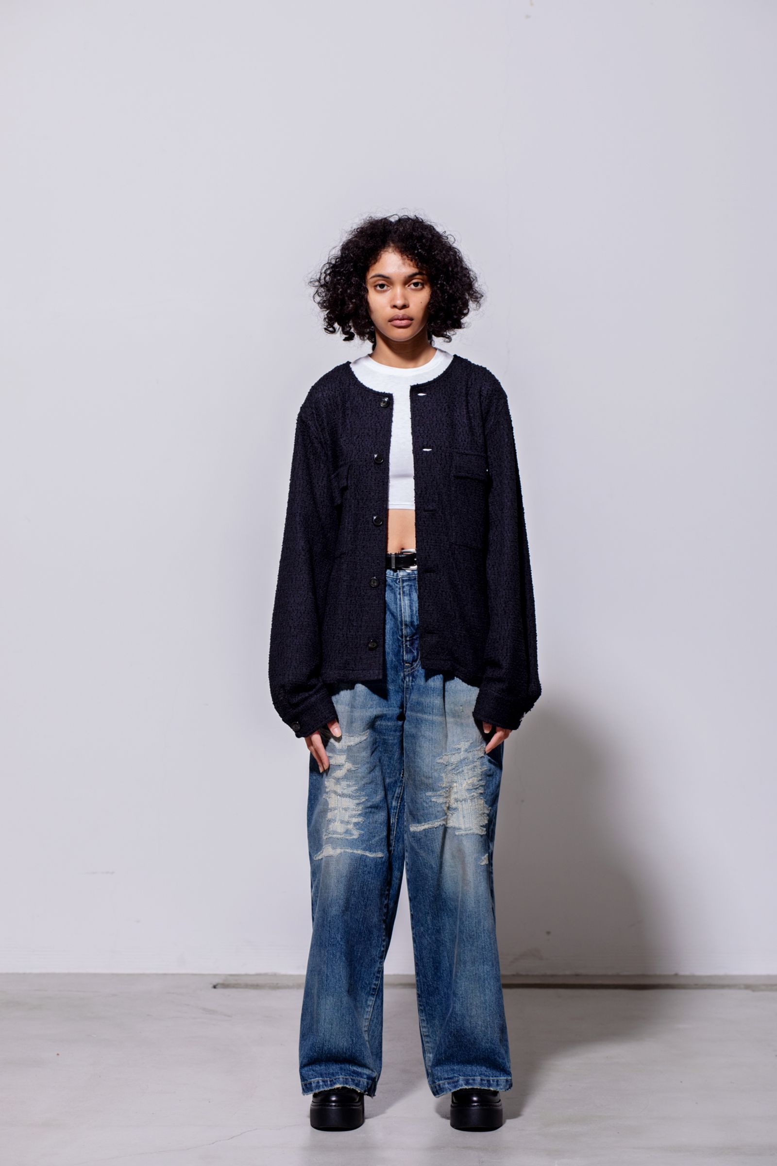 公式サイト - ハイブランドの新作が続々登場 VICTIM - VTM-24-P / バギーパンツ デニム / SLACKS BUGGY DENIM パンツ
