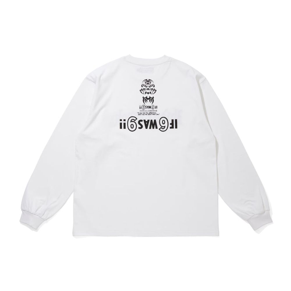 " HIDEANDSEEK × Toru Nishiura " / The H&S L/S Tee - WHT / Tシャツ / H30th-091426