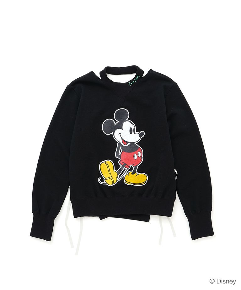 FACETASM - MICKEY SWEAT WITH OPEN-BACK / スウェット / MIMI-SW-W01 