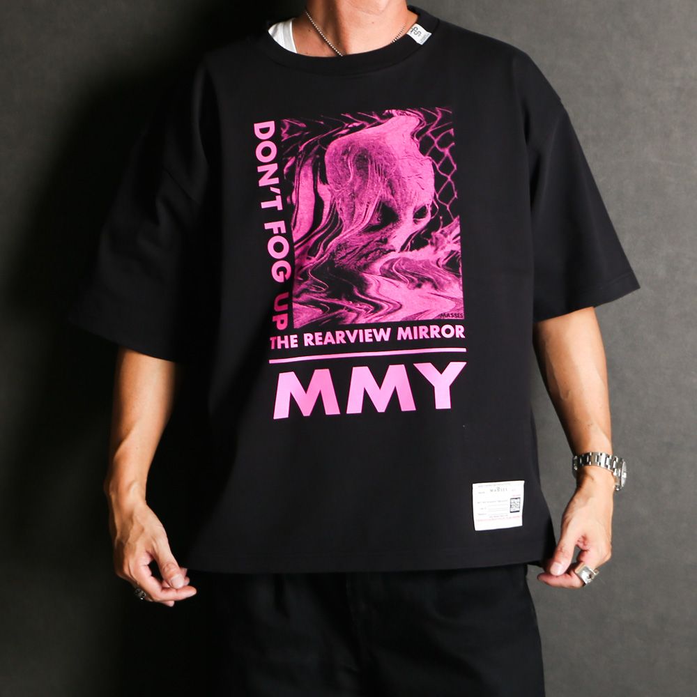 MASSES × Maison MIHARA YASUHIRO / DON'T FOG UP PRINT T-SHIRTS MMY - BLACK / Tシャツ / C15TS044