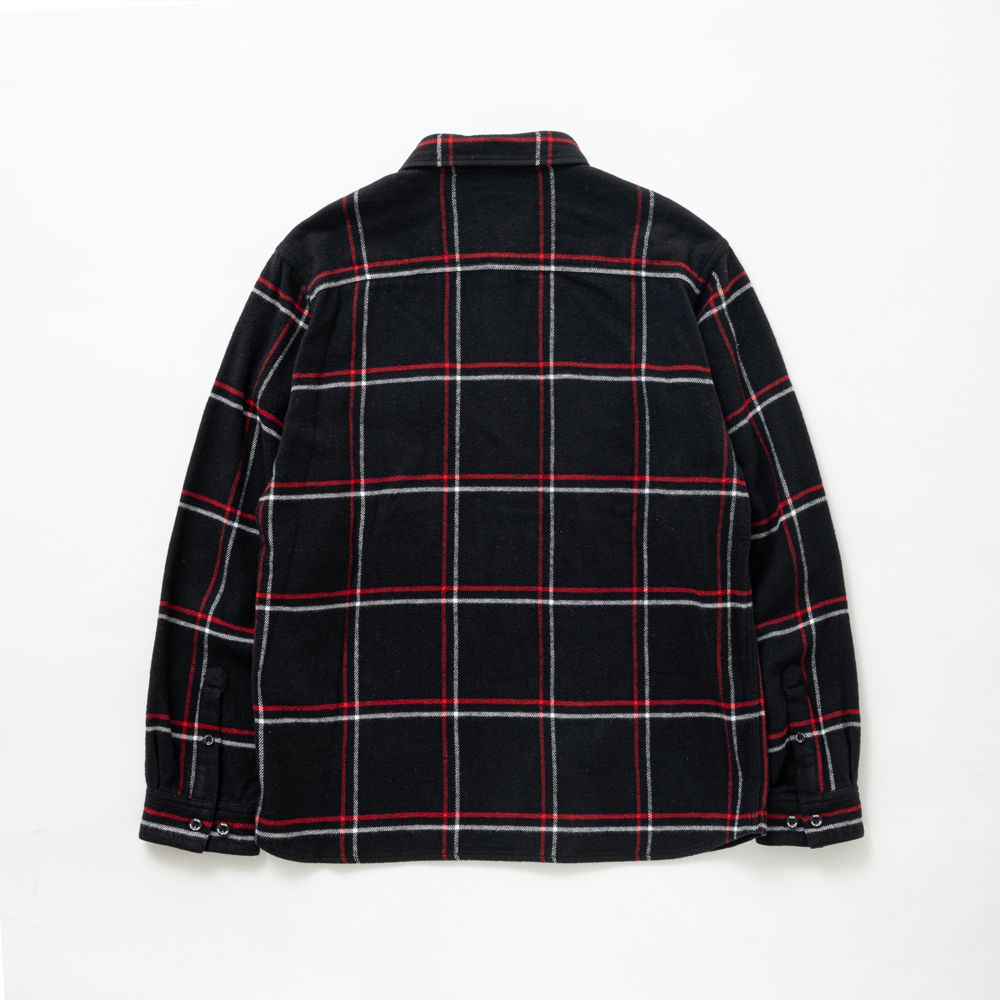 COTTON FLANNEL CHECK SHIRT-  RED / チェックシャツ / 25'RS-0907
