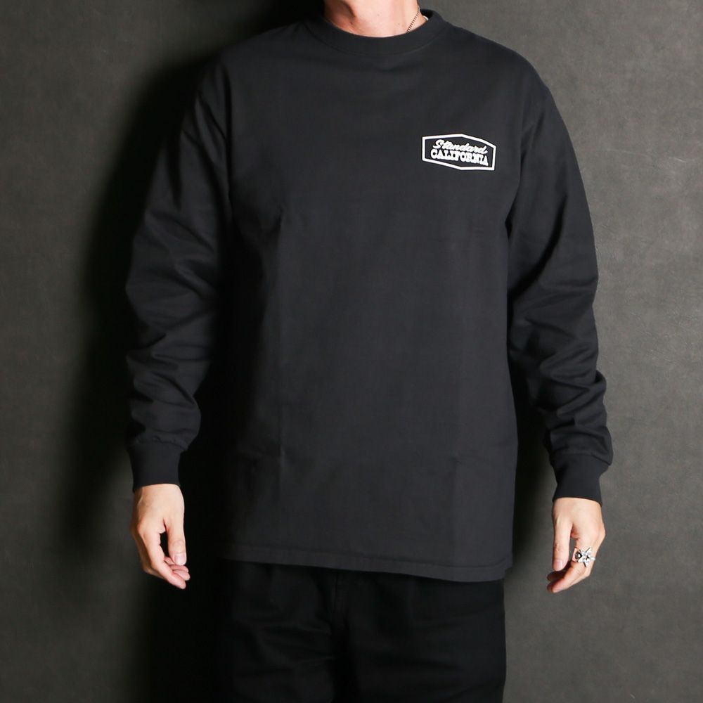 SD Heavyweight Stadium Logo Long Sleeve T - BLACK /  Tシャツ / TSOLB120