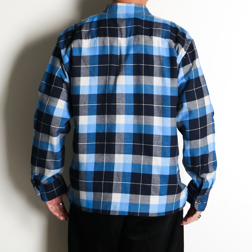 【ラスト1点-サイズL】 COTTON RAYON CHECK SHIRT / コットンレーヨンチェックシャツ / 25'RS-0306
