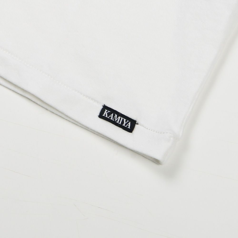 Typography Short N/S Tee T/C - WHITE / ノースリーブ Tシャツ / G16TS094