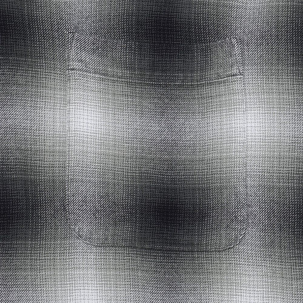 R.Flannel Ombre Open Collar SH - BLT / 2604-5002