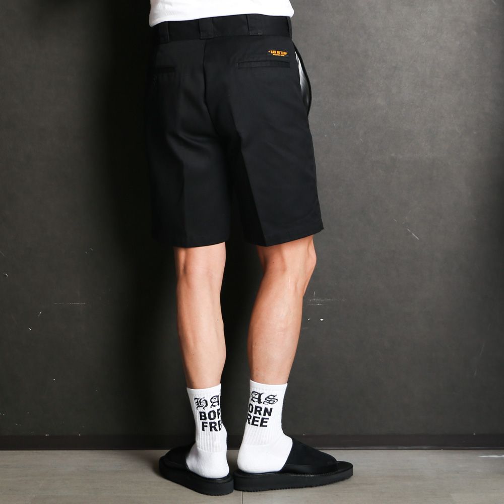 T/C WORK SHORTS - BLACK / ワークショーツ / 26'RP-0408