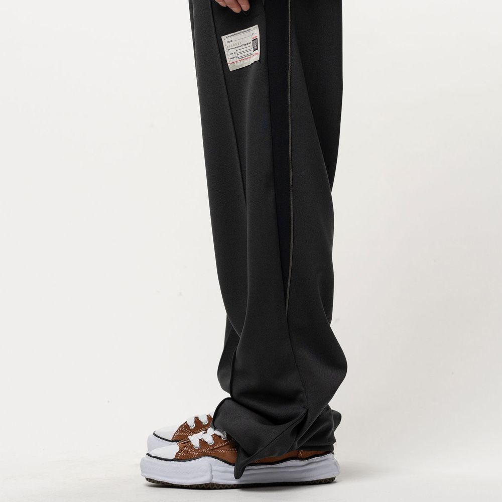 Folded Track Pants - BLACK / フォールデッド トラックパンツ / A17PT562