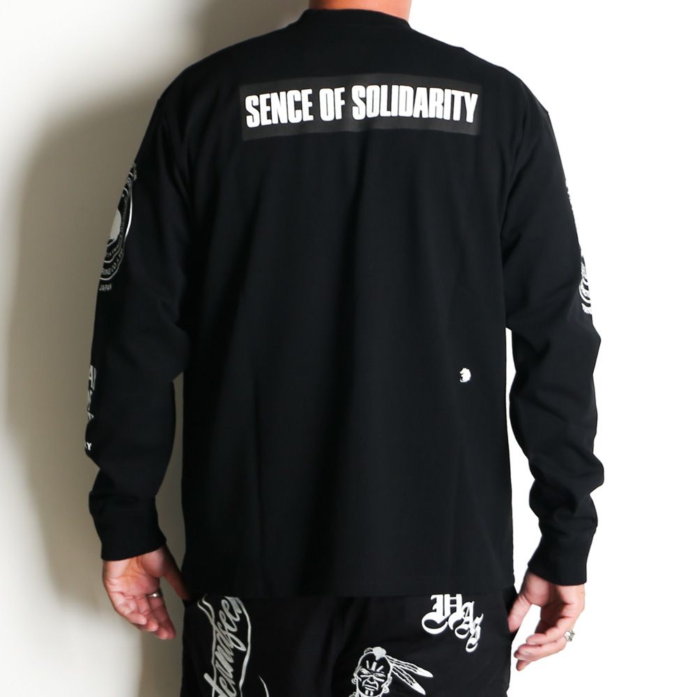 RATS ロングスリーブカットソー RATS - TWO WHEEL L/S TEE - ORANGE / ロングスリーブ Tシャツ