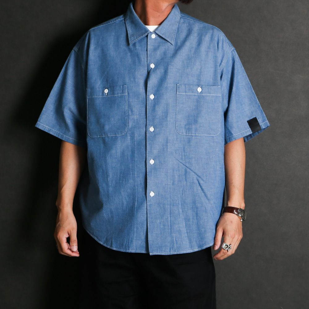 × BIG MAC /  HALF SLEEVE SHIRT - BLUE / 2261-SH60-027
