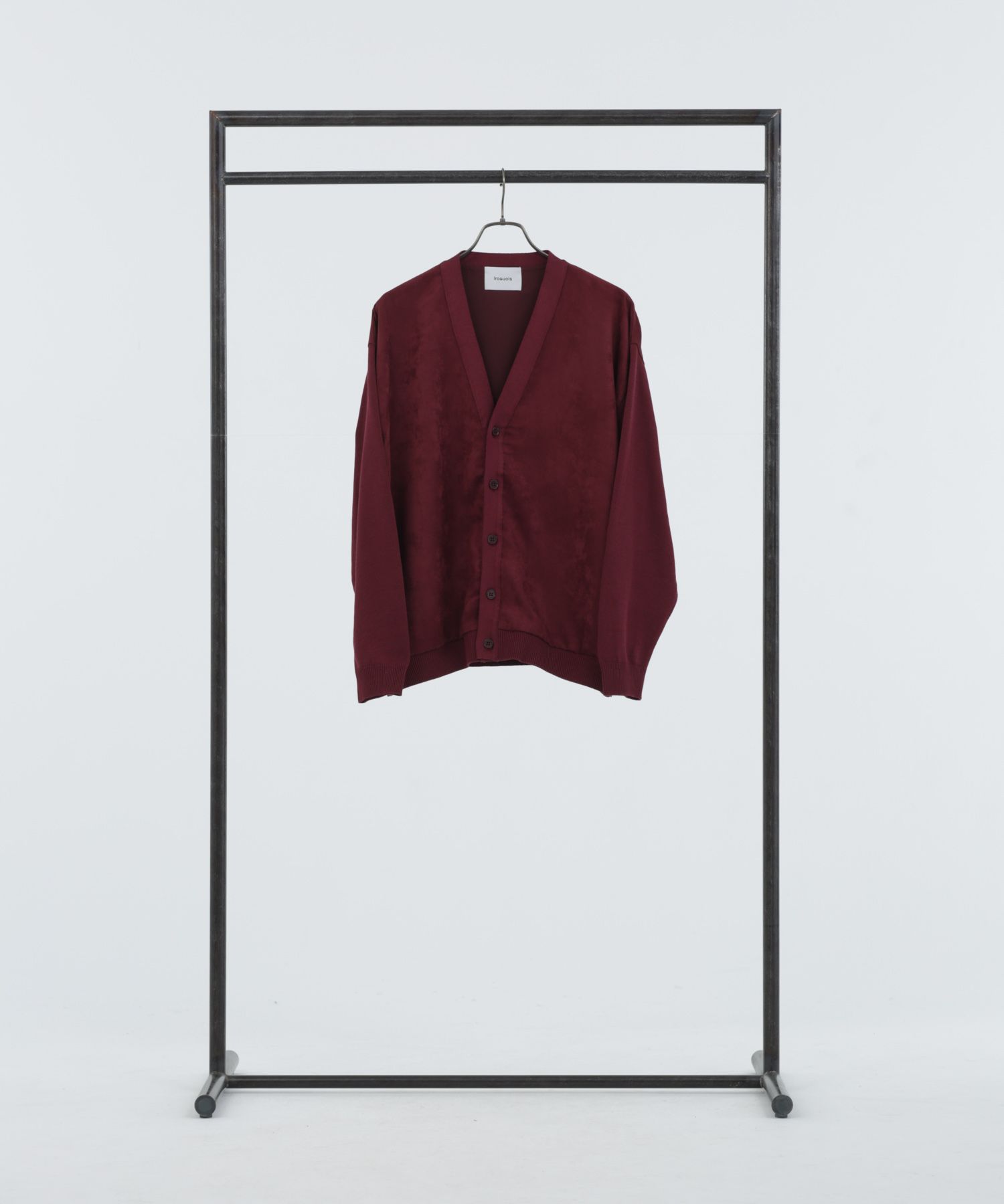 ECO SUEDE COMBI KNIT CD / エコスエード ニットカーディガン / 278208