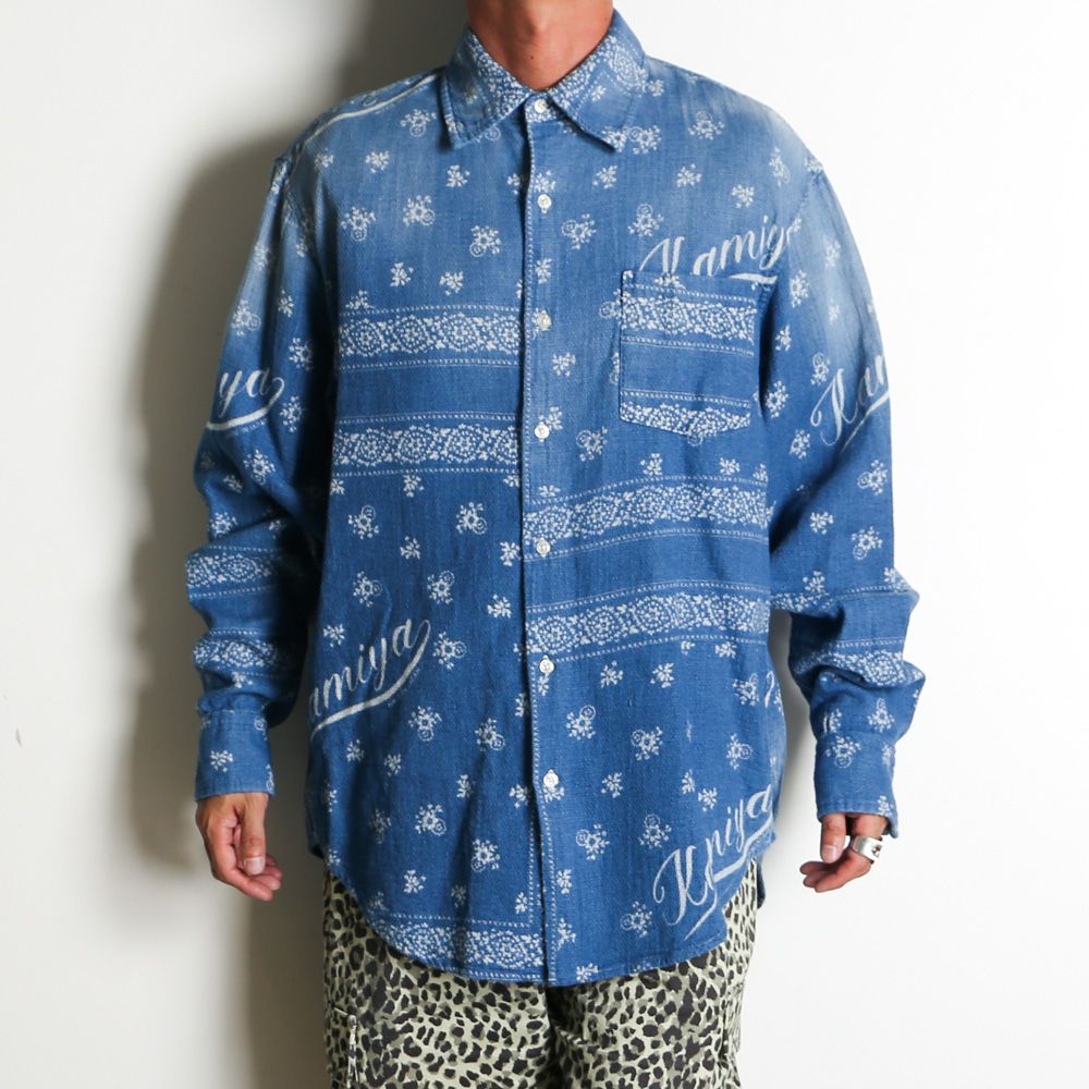 Bandana Discharge Shirt / バンダナ ディスチャージ シャツ / G16SH038