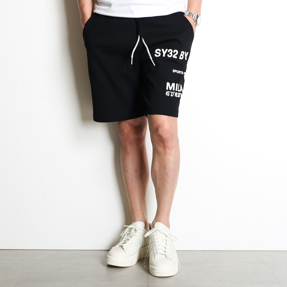 SY32 by SWEET YEARS - STRADDLE PRINT SHORT PANTS / ショート
