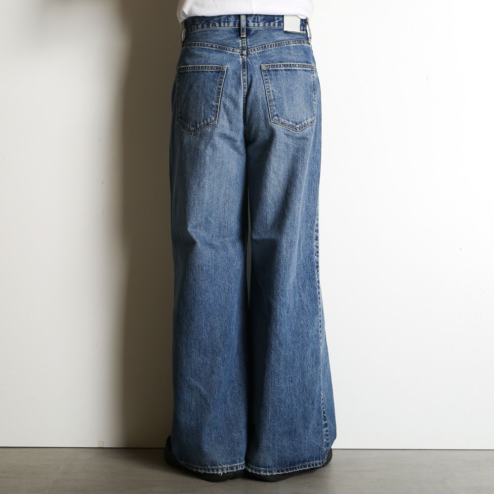 ×HAGUN / WIDE PIPE DENIM PANTS - BLUE / バギーシルエット デニムパンツ / VTM-25-P-103