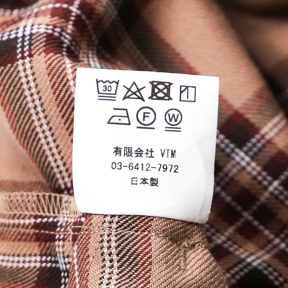 BIG CHECK SHIRTS / チェックシャツ / VTM-20-S-102