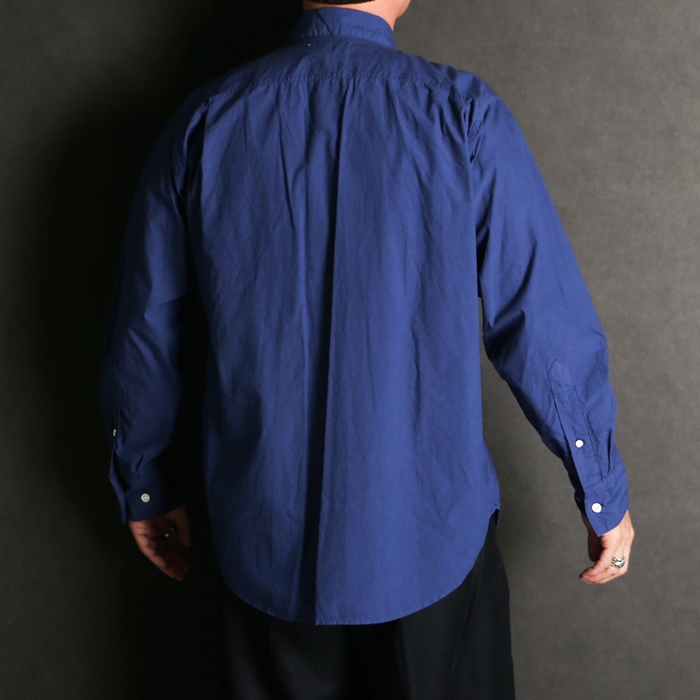 REGULAR COLLAR SHIRT - BLUE / オーガニックコットンシルク120/2タイプライター - レギュラーカラーシャツ / M25C13SH01C