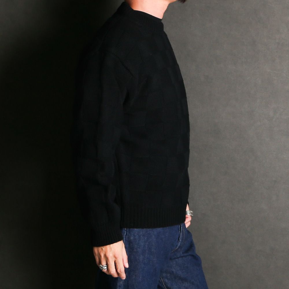 SWEATER CHECKER / クルーネックニット - チェッカー / 1252035