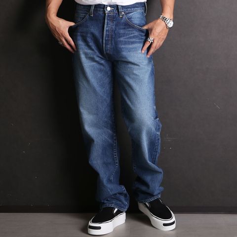DENIM 5P PANTS H.WASH / ワイドストレート デニムパンツ / 1252005