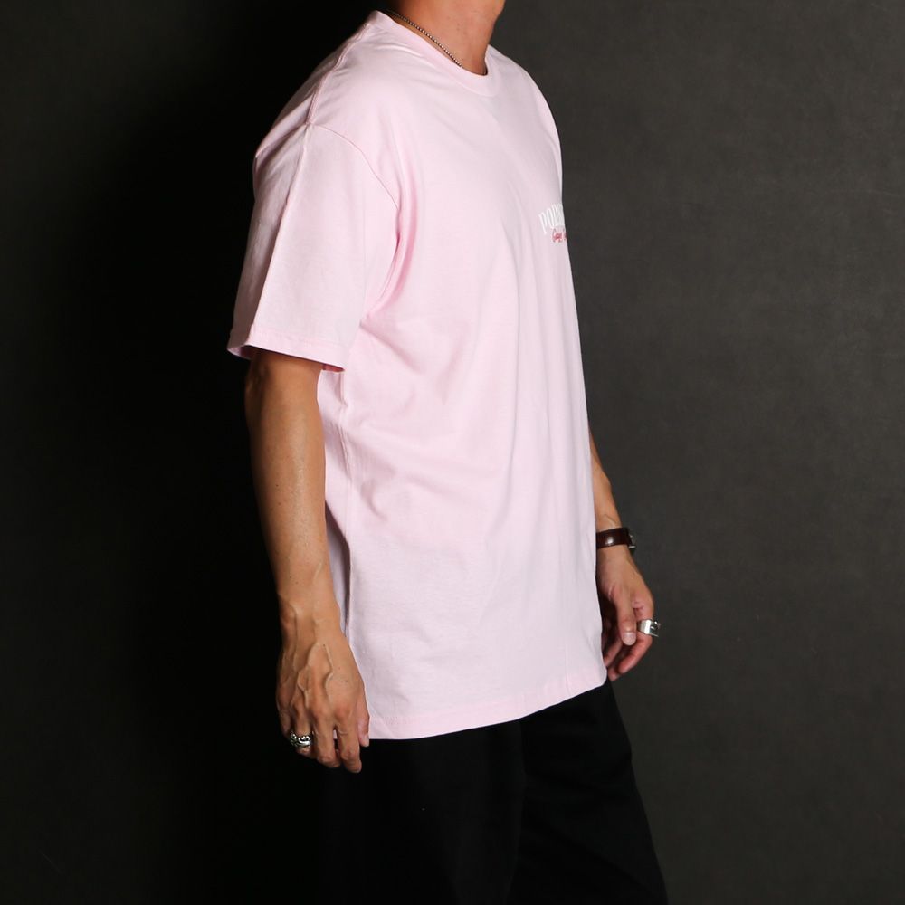 PCP BACK TEE - PINK / ショートスリーブTシャツ