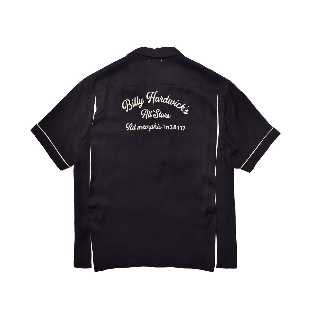 B.H.All Stars Rayon Bowling SH - BLK / 2604-5001