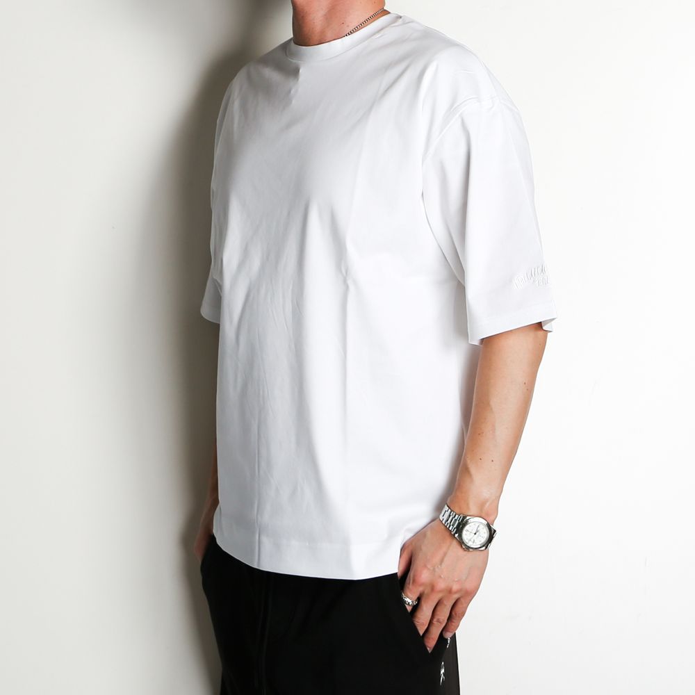SILKETE HALF SLEEVE RELAX T-SHIRTS / シルケット 5分袖Tシャツ  / UST-22022