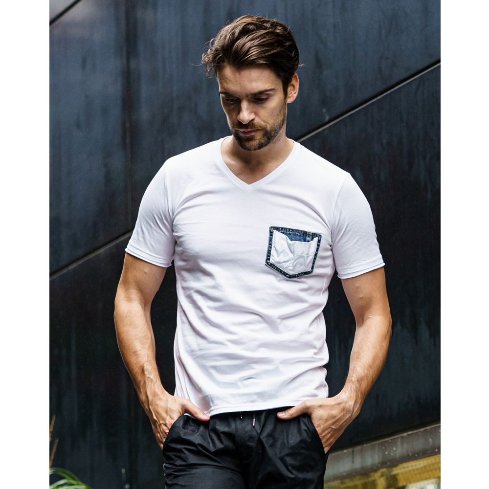 denim pocket-T / デニムポケット カットオフTシャツ / 7943 lj91t