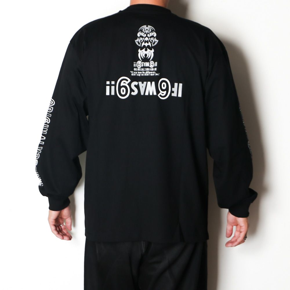 " HIDEANDSEEK × Toru Nishiura " / Original L/S Tee - BLK / Tシャツ / H30th-091526