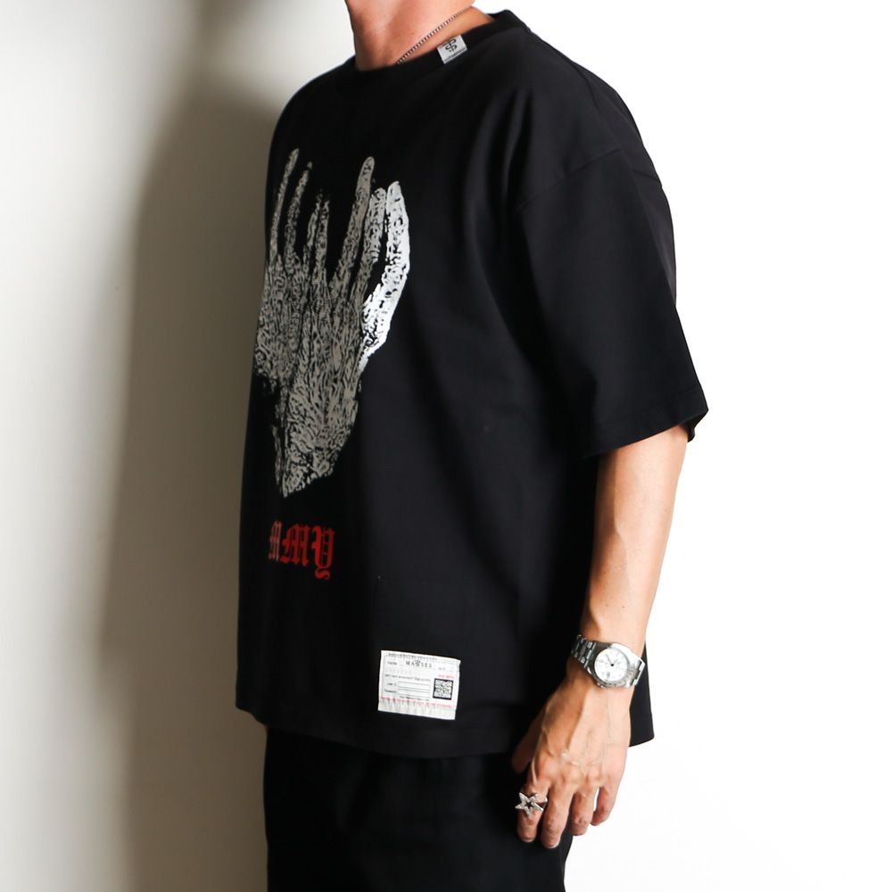 MASSES × Maison MIHARA YASUHIRO / HANDS PRINT T-SHIRTS MMY - BLACK / Tシャツ / C15TS046