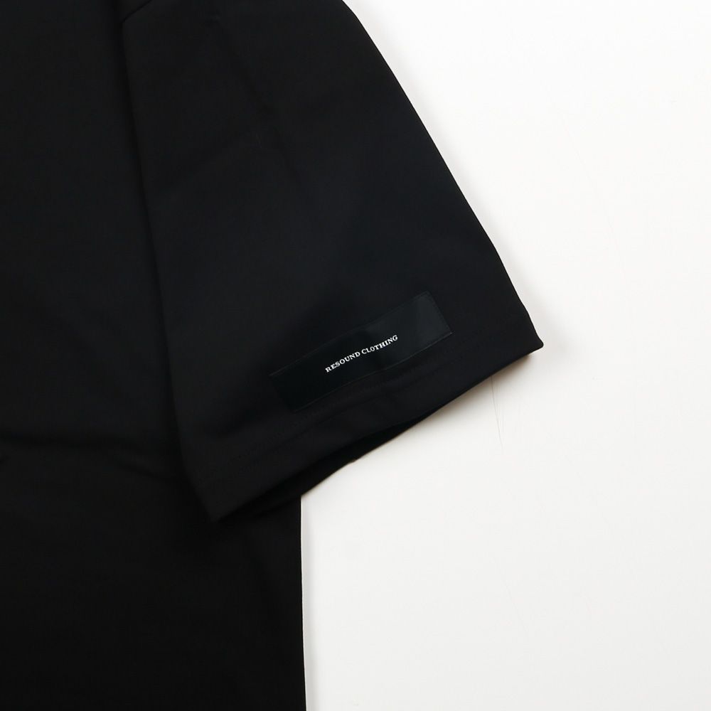 BOX OVER TEE - BLACK / オーバーサイズ ボックスロゴTシャツ / RC40-T-007