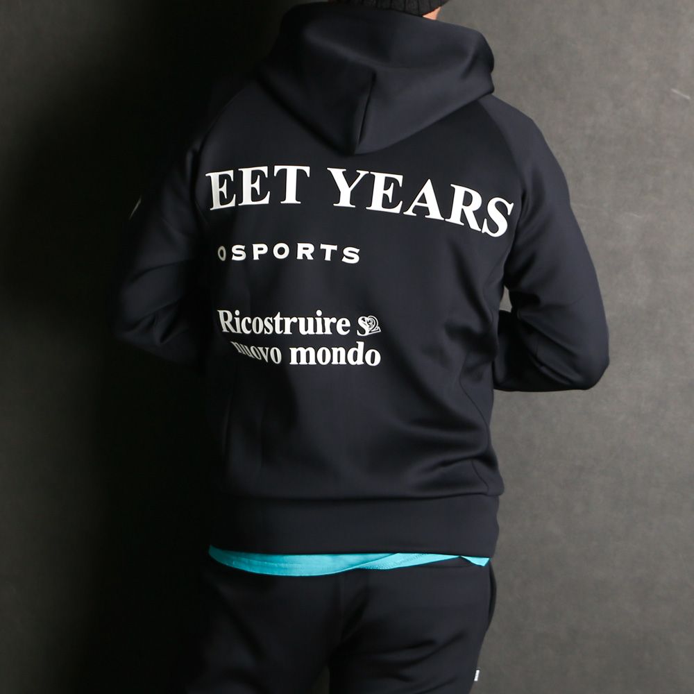 DOUBLEKNIT SEPARATE GRAPHIC ZIP HOODIE / ジップアップ パーカー / 15515