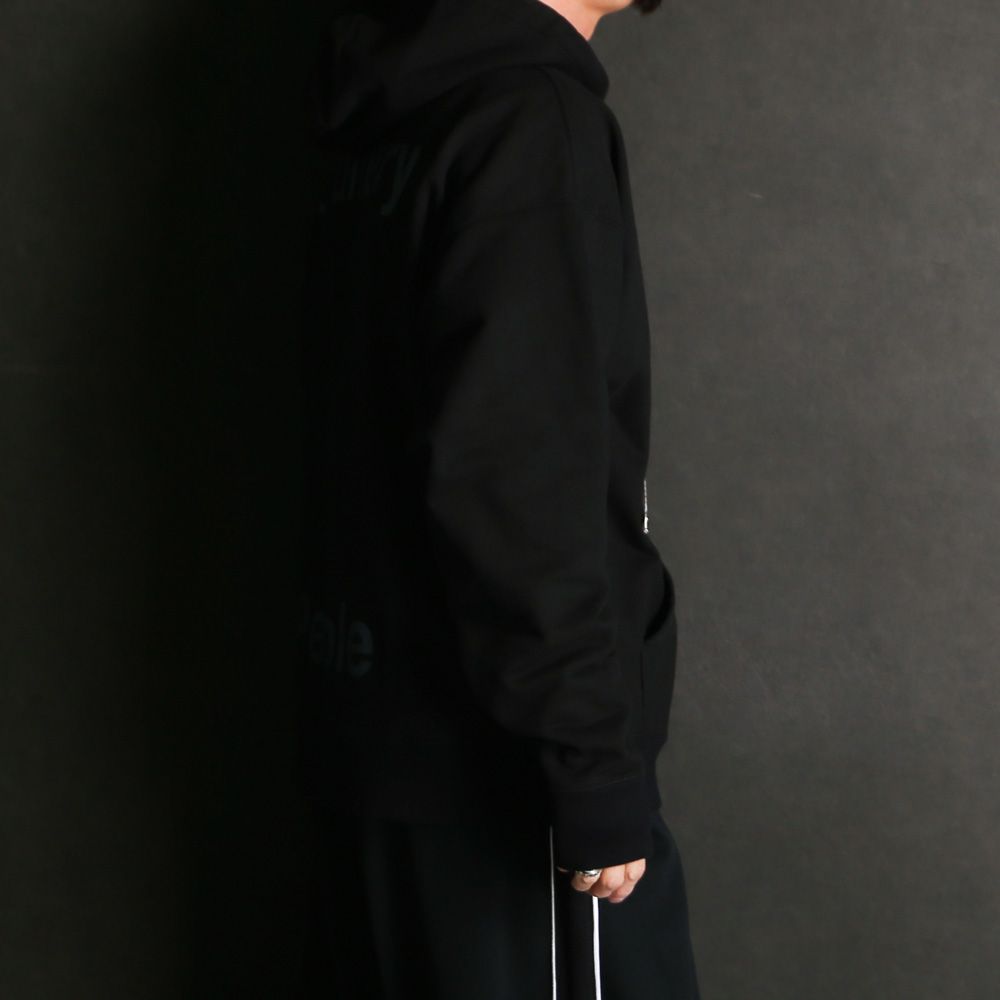 Leon Embroidery Hoodie - BLACK / レオン エンブロイダリー フーディー / J16HD791