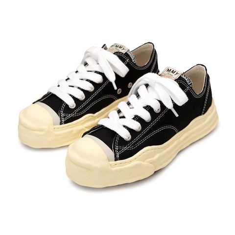"HANK"(ハンク) VL original sole canvas lowcut sneaker - BLACK / A09FW734