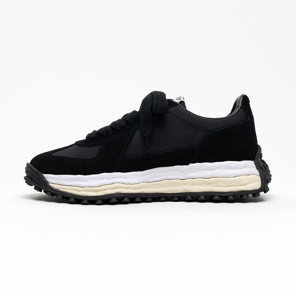"LARRY"(ラリー) original sole Mix Material Low-top Sneaker - BLACK / A14FW703