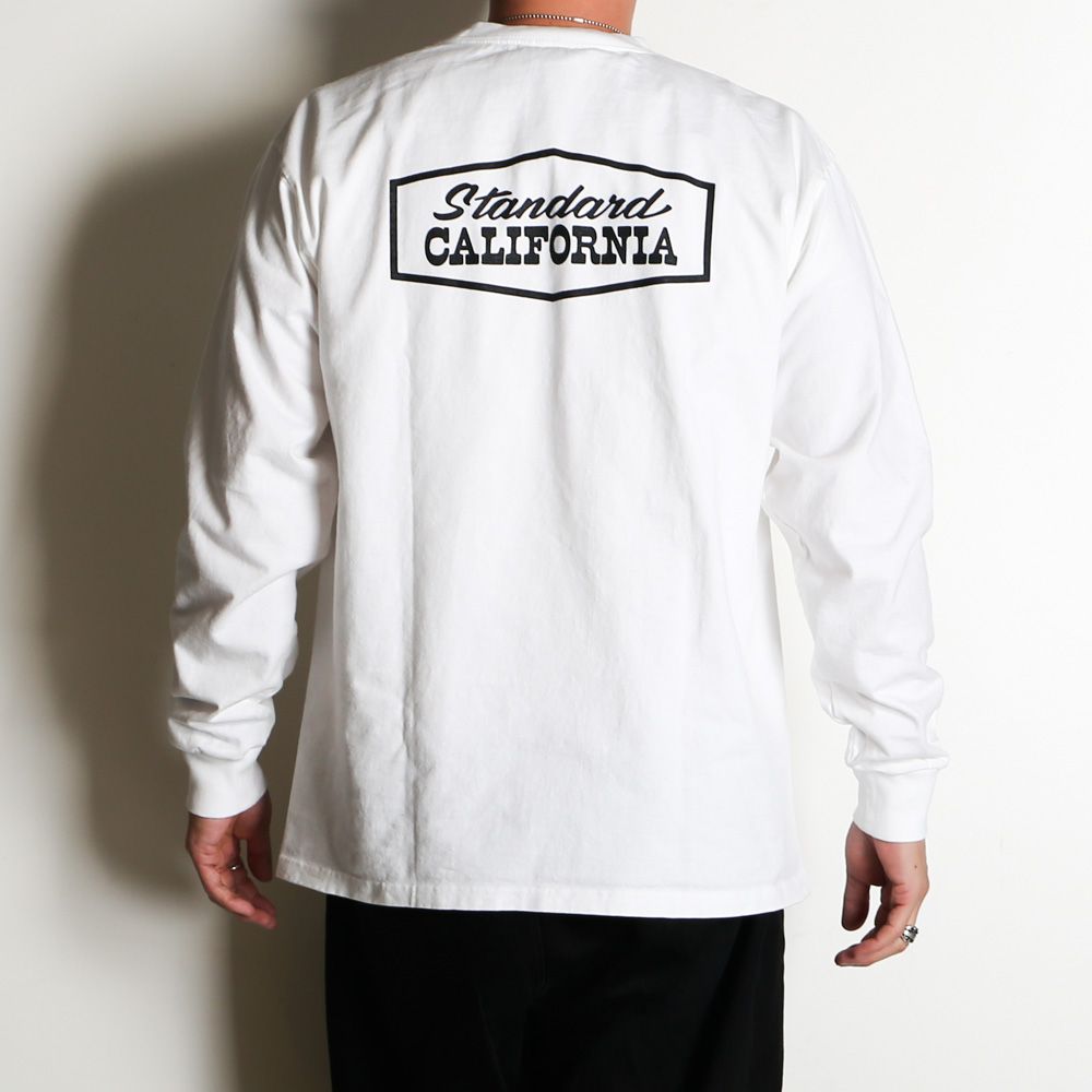 SD Heavyweight Stadium Logo Long Sleeve T - WHITE /  Tシャツ / TSOLB120